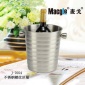 不锈钢螺纹冰桶 单层纹线啤酒红酒香槟冰桶 竹节砂光冰粒桶3L